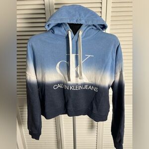 Calvin Klein Jeans Blue Gradient Hoodie